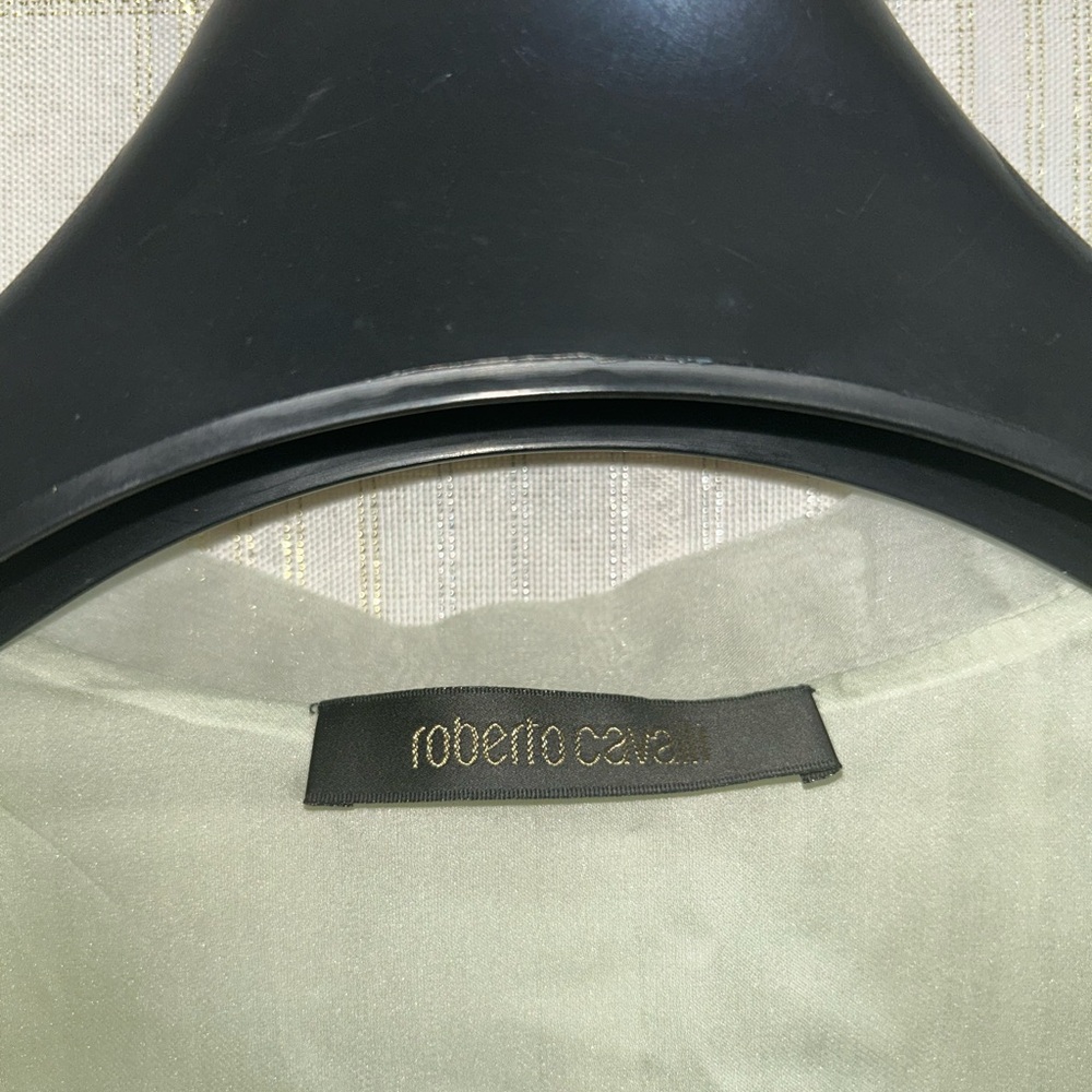 Roberto Cavalli Light Green Long Sleeve Dress - Picture 3 of 8